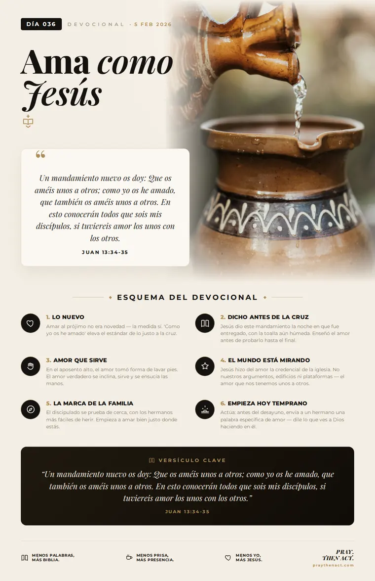 Día 036 — Ama como Jesús