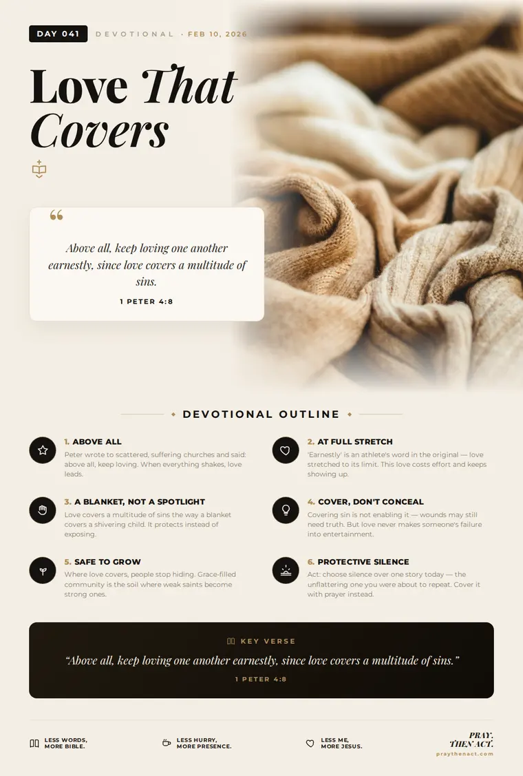 Day 041 — Love That Covers