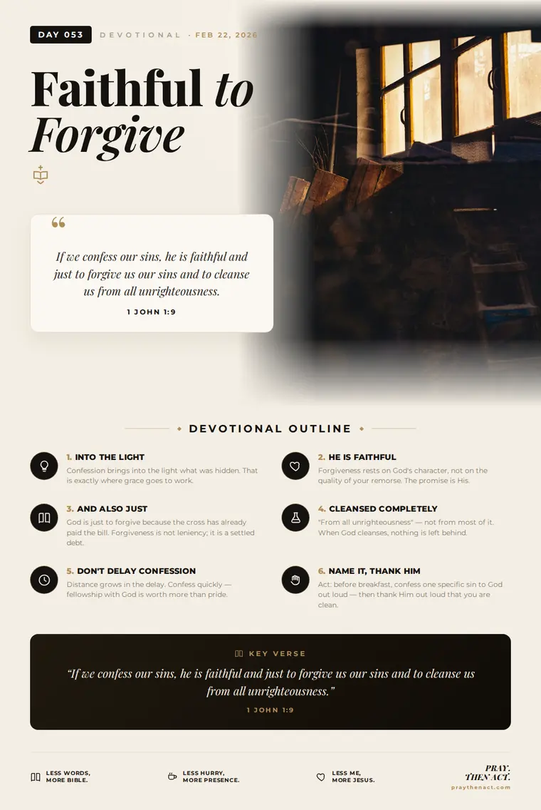 Day 053 — Faithful to Forgive