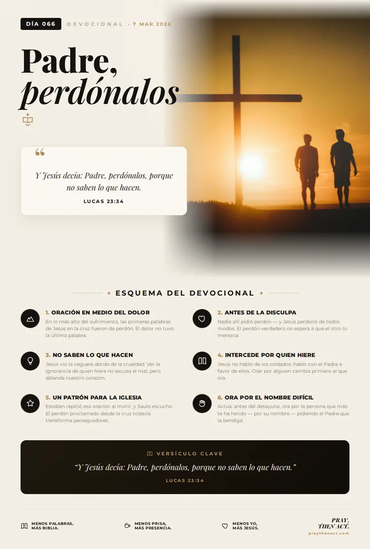 Día 066 — Padre, perdónalos