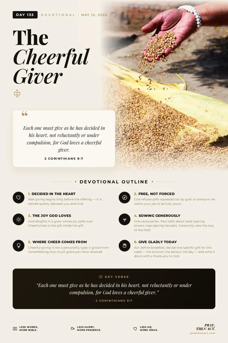 Day 135 — The Cheerful Giver